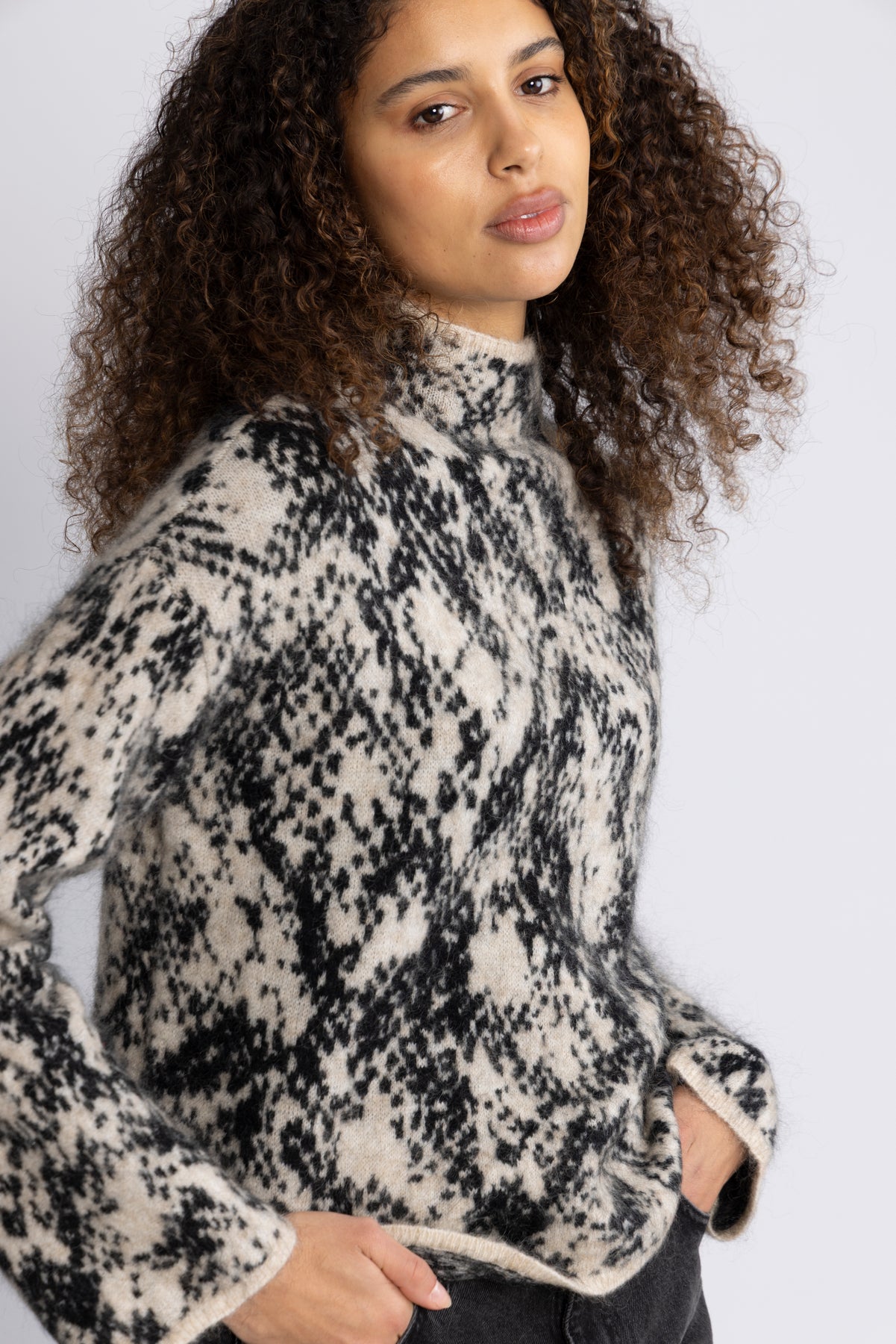 Sway Knit T-Neck - Brazilian Sand
