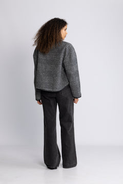 Camden Jacket - Black And Grey Check
