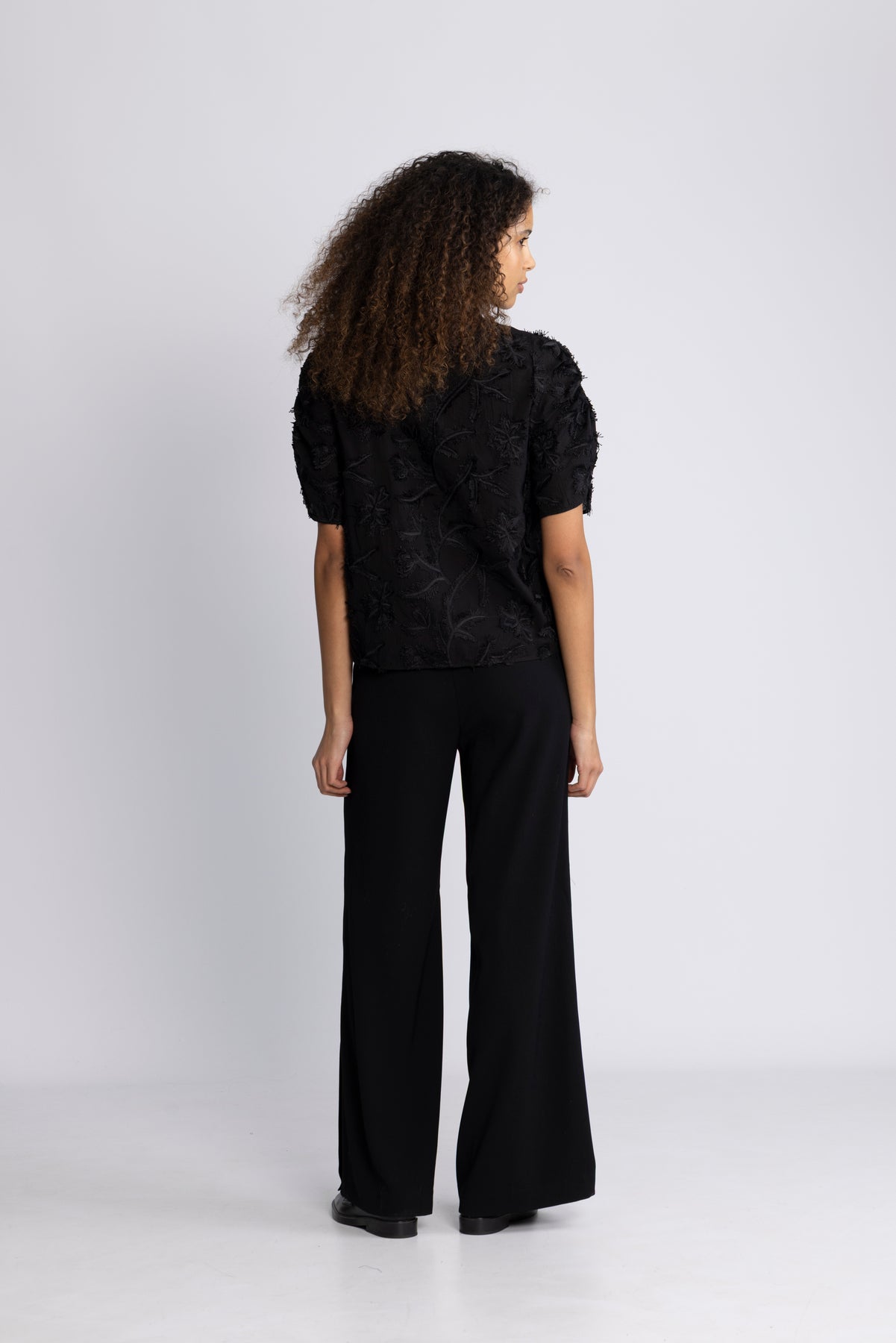 Seena Ss Shirt  - Black