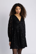Freya Mini Dress - Black Lace