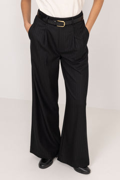Billie Pinstripe - Black