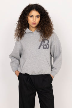 Jaci Hoodie Letterman - Medium Heather Grey