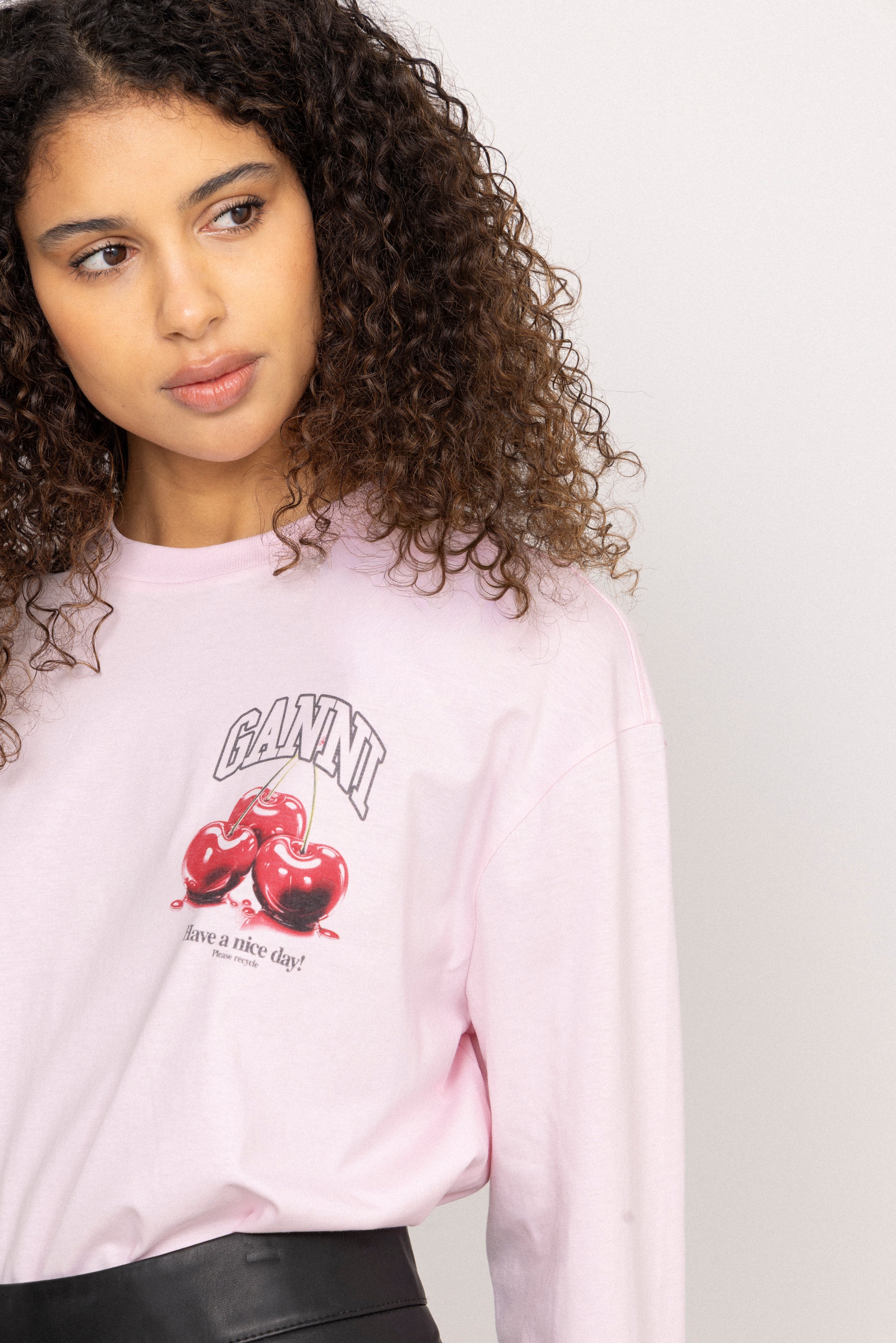 Basic Cotton Jersey Long Sleeve - Chalk Pink