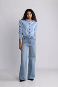 Firm Knit Cardigan - Hydrangea (Blue)