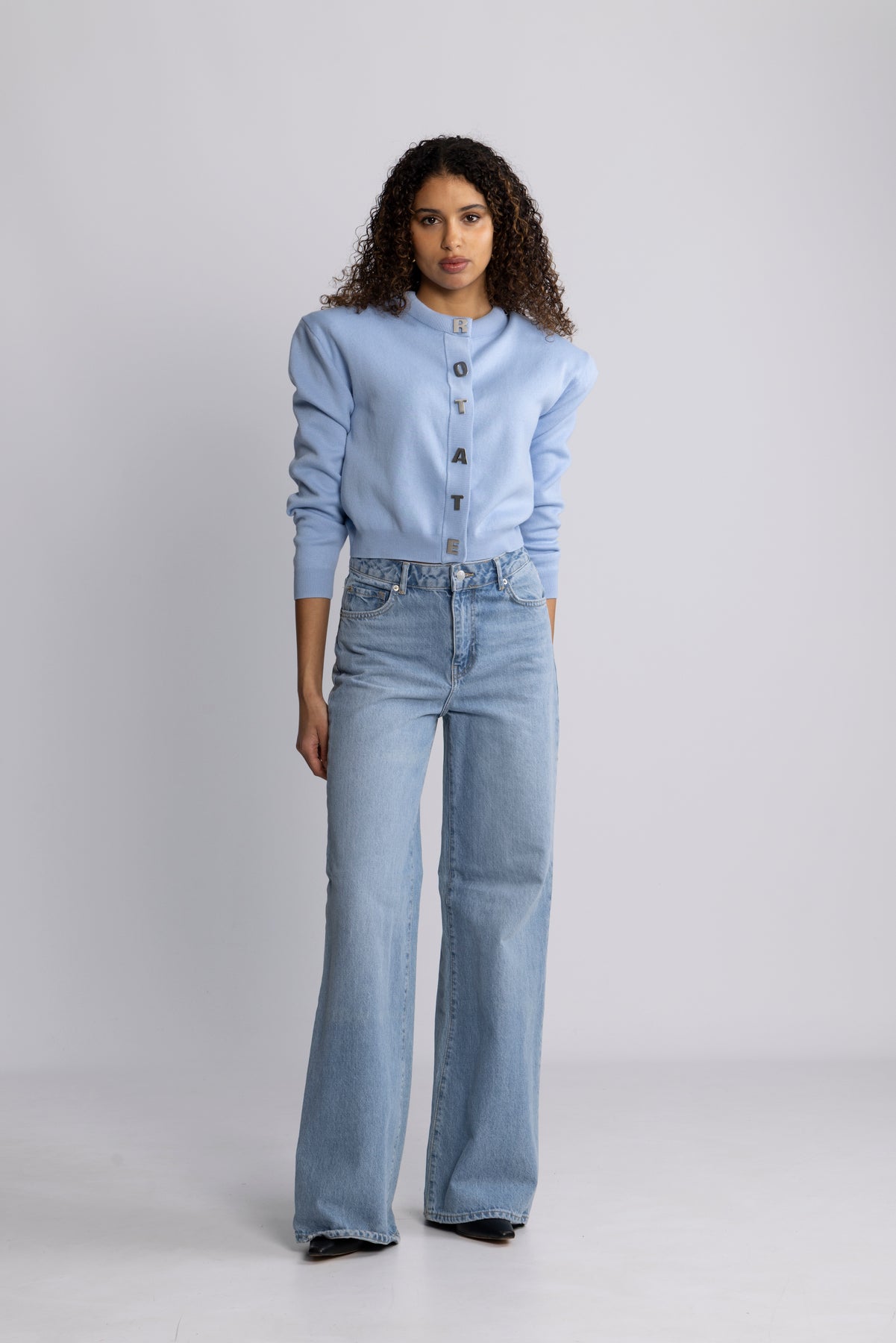 Firm Knit Cardigan - Hydrangea (Blue)