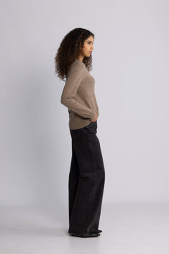 Boston O-Neck - Nature Taupe