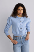 Firm Knit Cardigan - Hydrangea (Blue)
