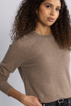 Boston O-Neck - Nature Taupe
