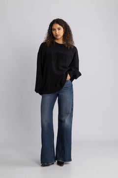 Heavy Sweat Crewneck - Black
