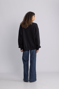 Heavy Sweat Crewneck - Black
