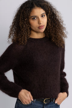 N-Latora Knit - Dark Brown Chocolate