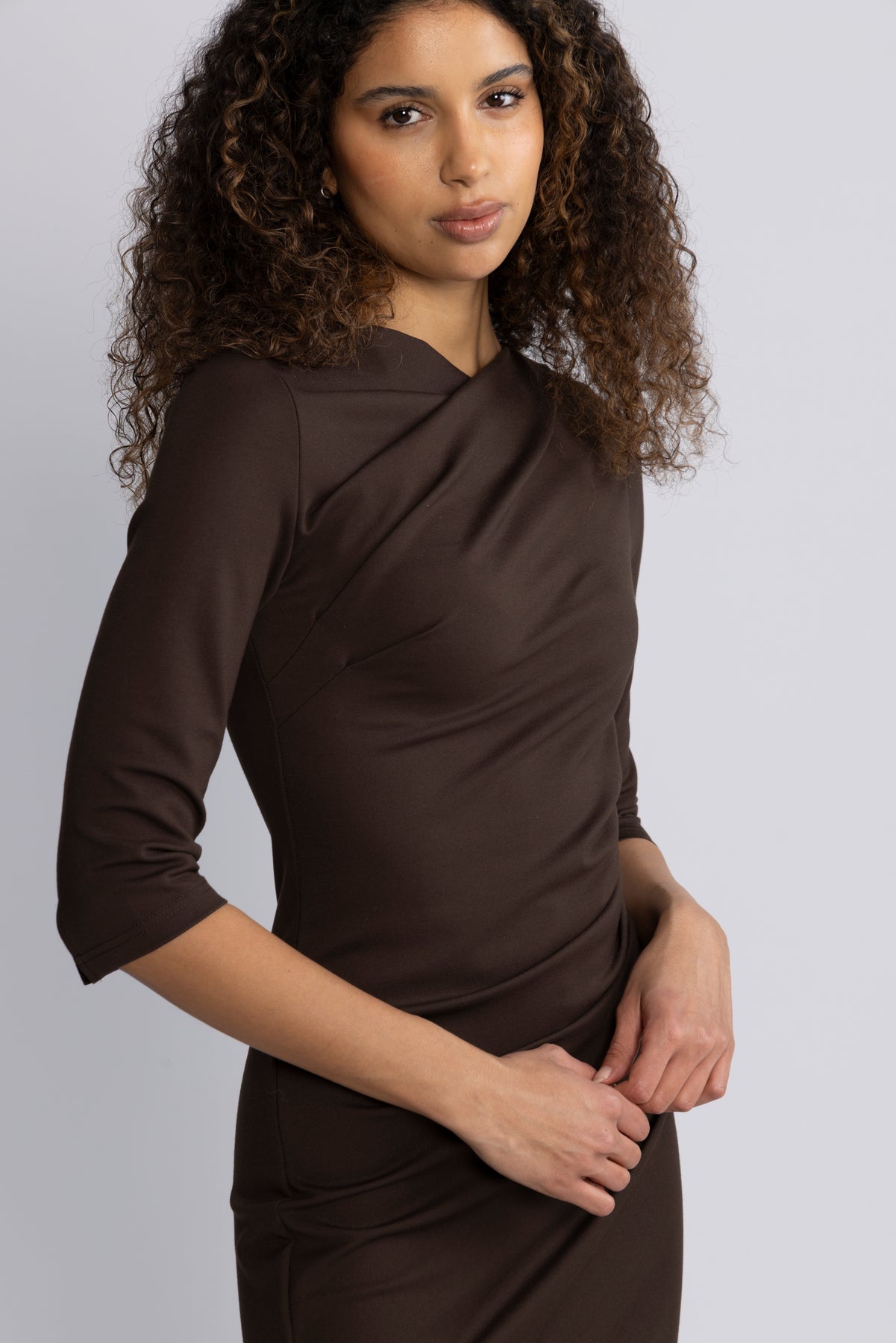 Ira-Carolina 3/4 Short Dress - Delicioso