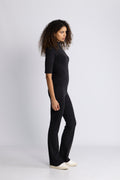 Melly Merino Tee - Dark Grey Melange