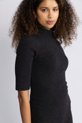 Melly Merino Tee - Dark Grey Melange