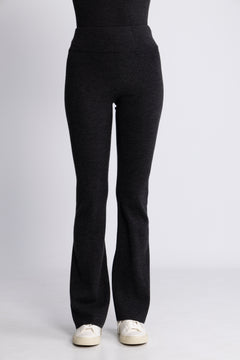 Evi Merino Pants - Dark Grey Melange