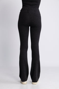 Evi Merino Pants - Dark Grey Melange