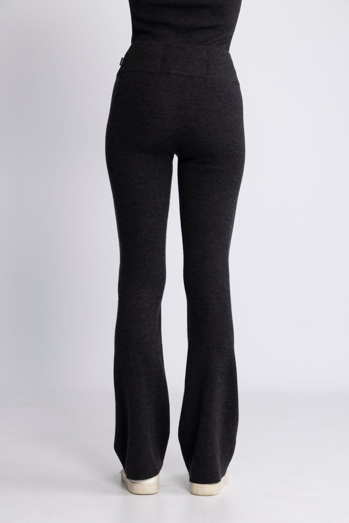 Evi Merino Pants - Dark Grey Melange