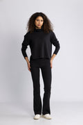 Tyra Merino Sweater - Dark Grey Melange