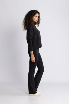 Tyra Merino Sweater - Dark Grey Melange