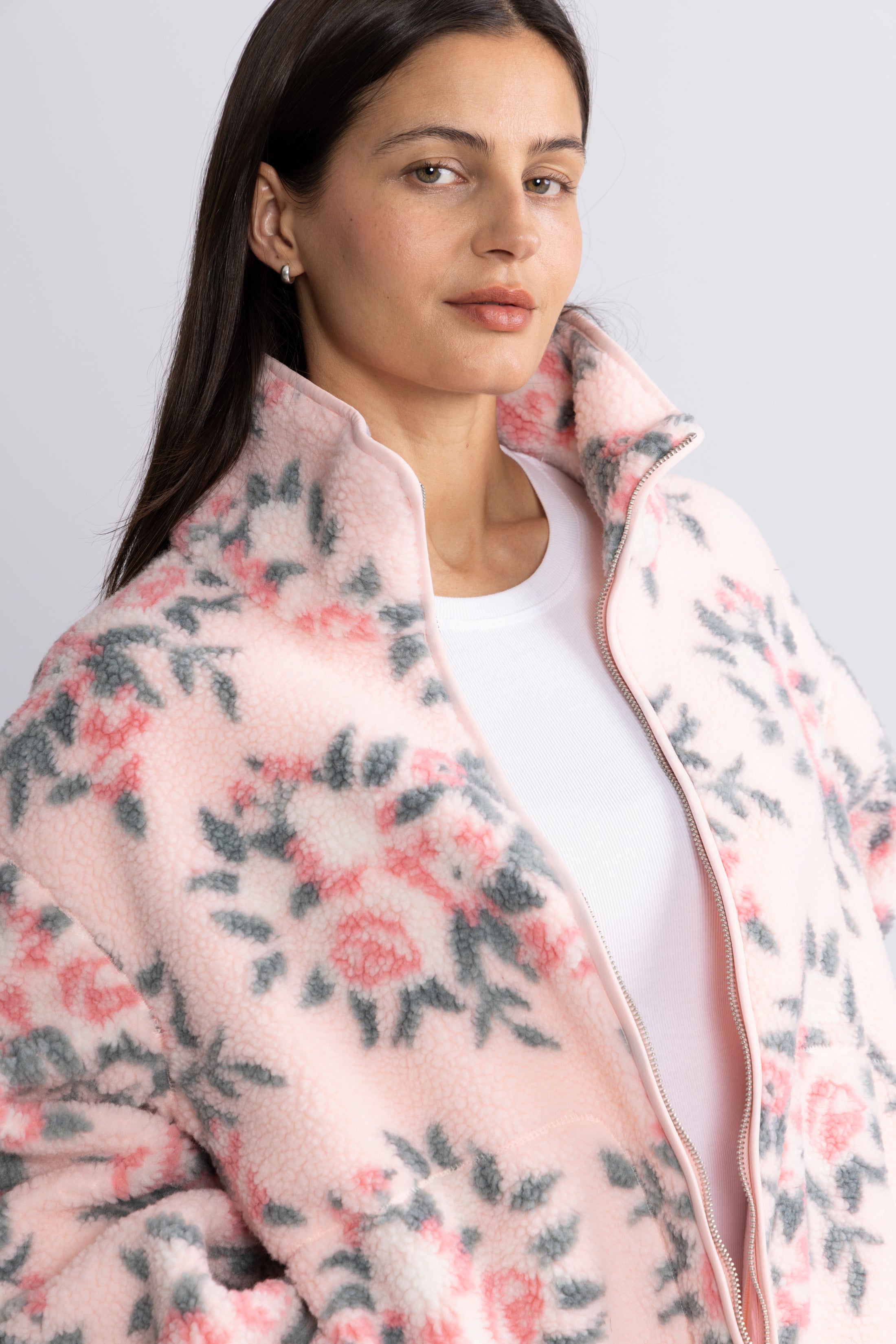 Rype Fleece Jacket - Lt. Pink Mix