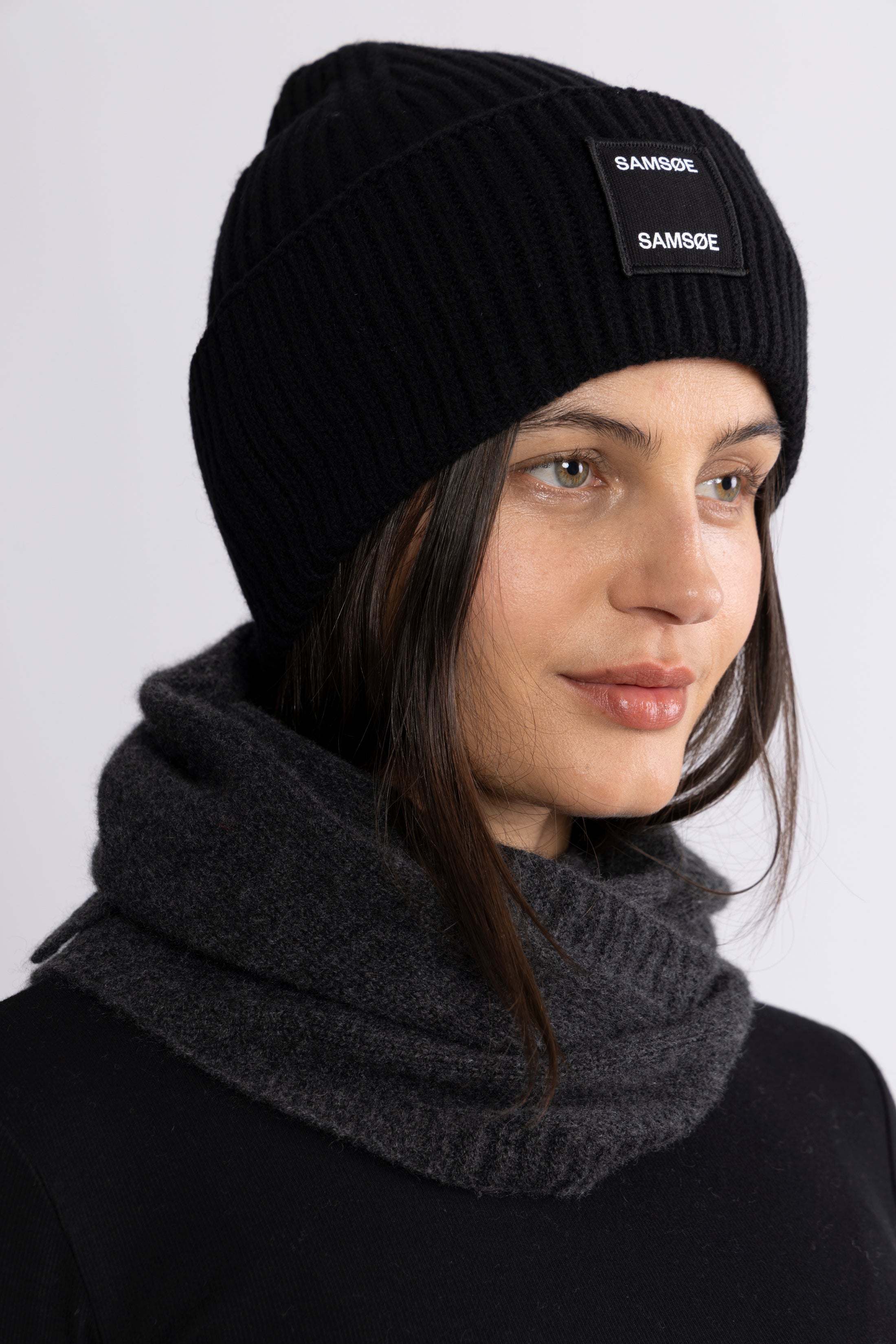 Samsoe W Beanie - Black