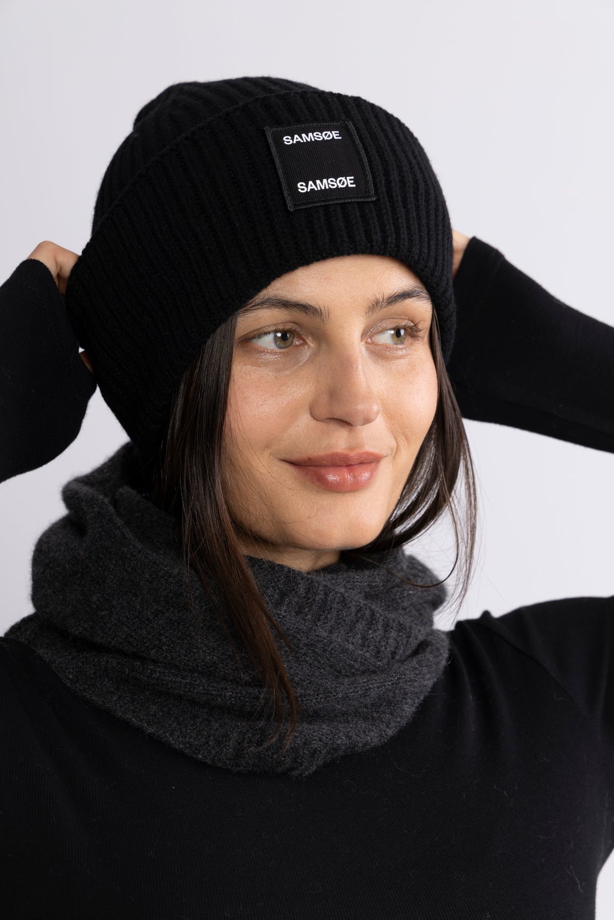 Samsoe W Beanie - Black