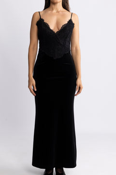 Signi Slip Dress - Black
