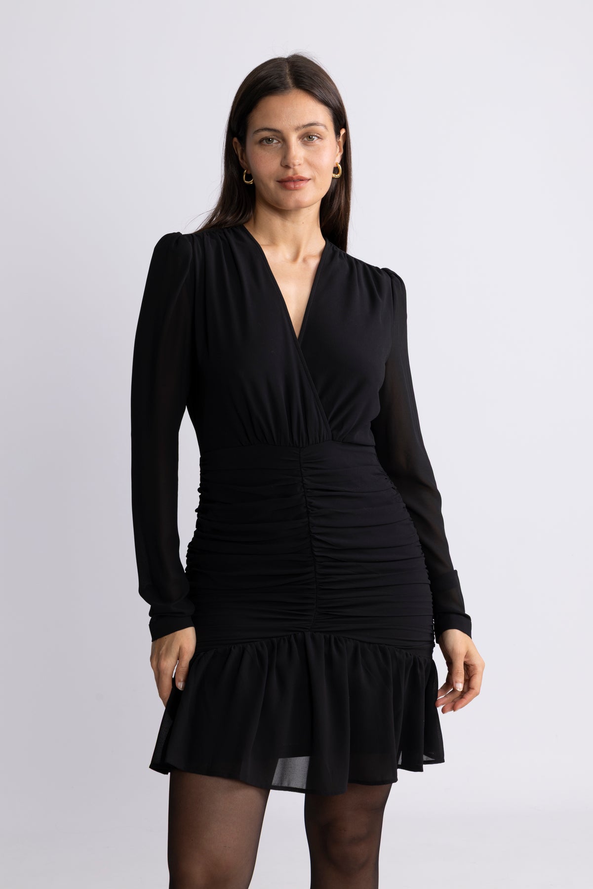 Jenna Mini Dress - Black