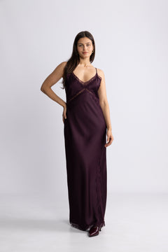 Georgie Maxi Dress - Burgundy