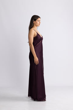 Georgie Maxi Dress - Burgundy