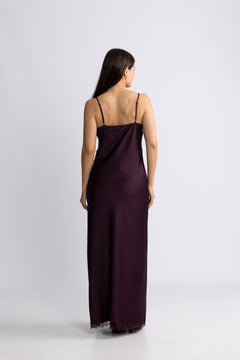 Georgie Maxi Dress - Burgundy