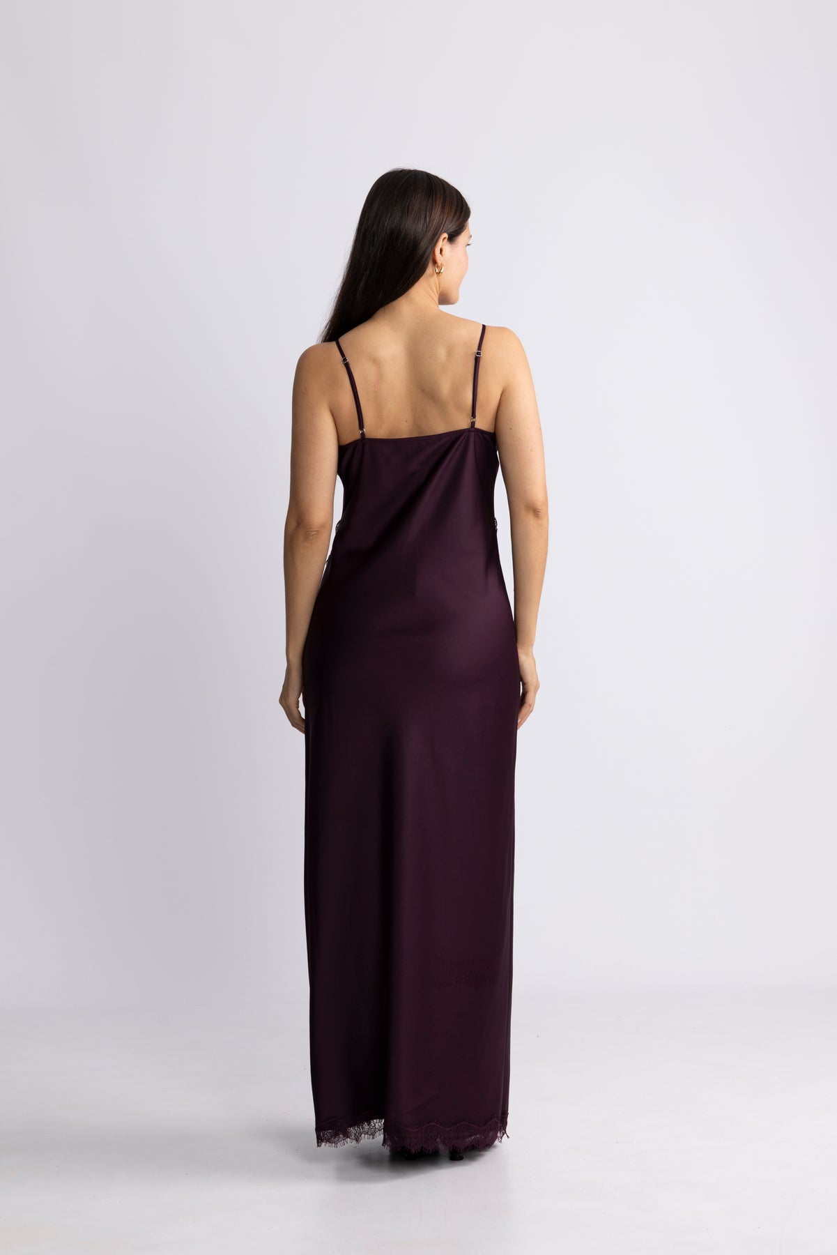 Georgie Maxi Dress - Burgundy