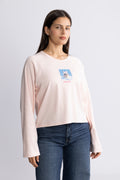 Kitty Long Sleeve - Lt. Pink