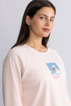 Kitty Long Sleeve - Lt. Pink