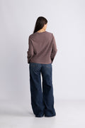 Street Stripe Long Sleeve - Burgundy Stripe