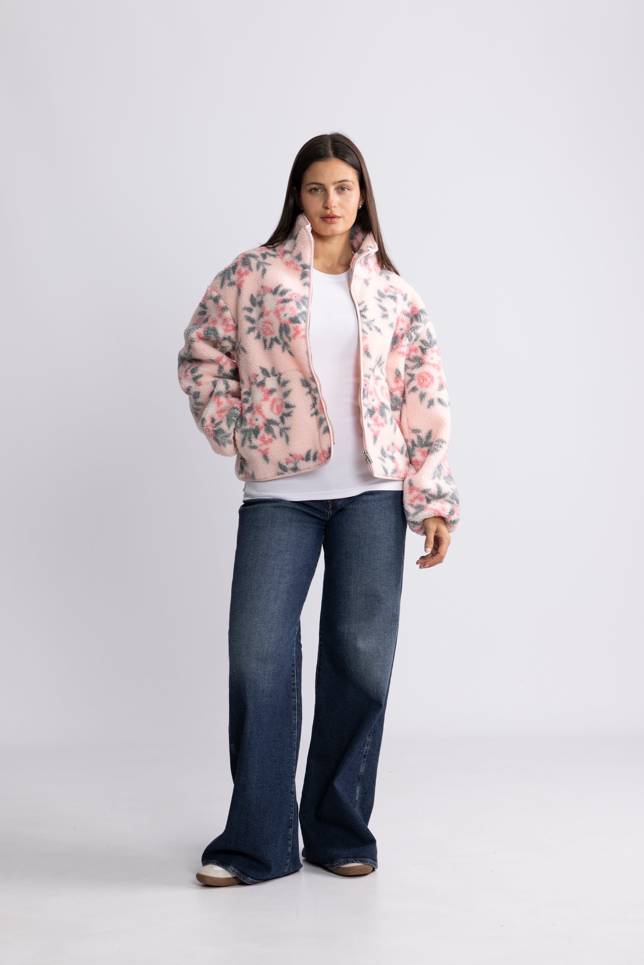 Rype Fleece Jacket - Lt. Pink Mix