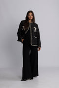Yasunida Ls Oversize Tweed Jacket - Black