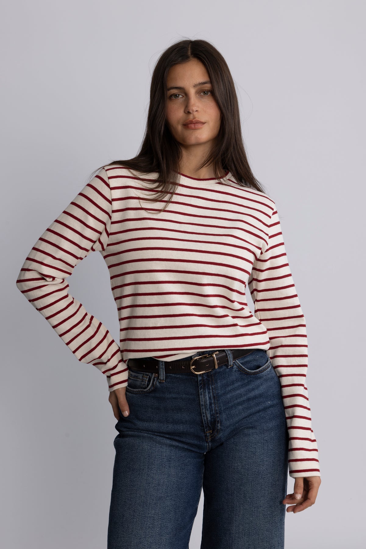 Pablo Maggie Tee Ls - Vanilla Ice/Winery
