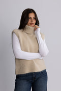 Thira Salmia R Vest - Oatmeal