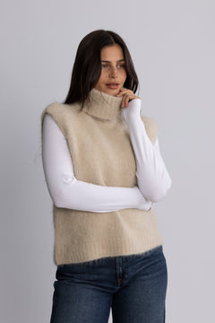 Thira Salmia R Vest - Oatmeal