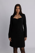 Yasfavo Ls Blazer Dress S. - Black