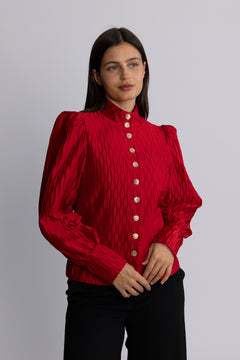Yasripple Ls Shirt S. - Jester Red