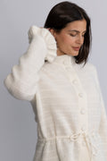 Yasthellis Ls Knit Cardigan S. - Star White