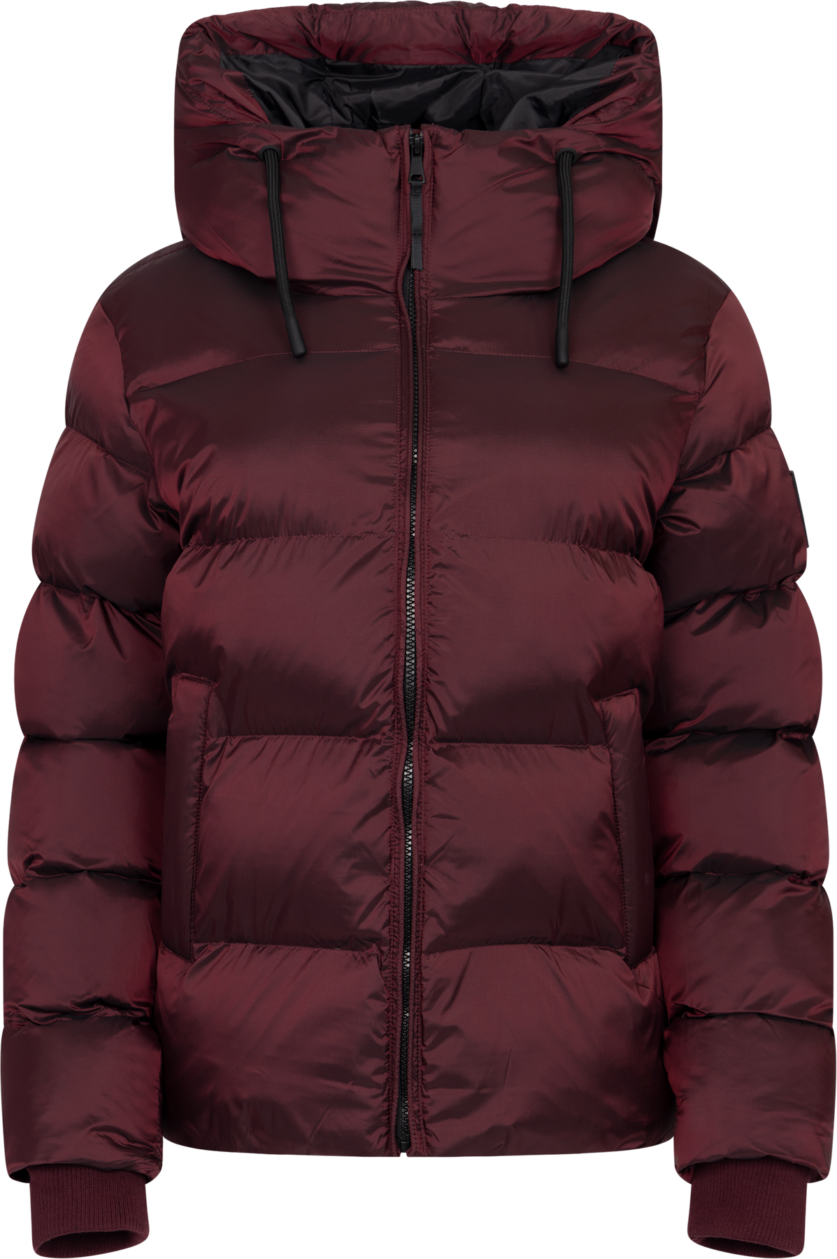 Maud Puff Jacket - Burgundy