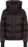 Angelika Down Puffer Jacket - Brown