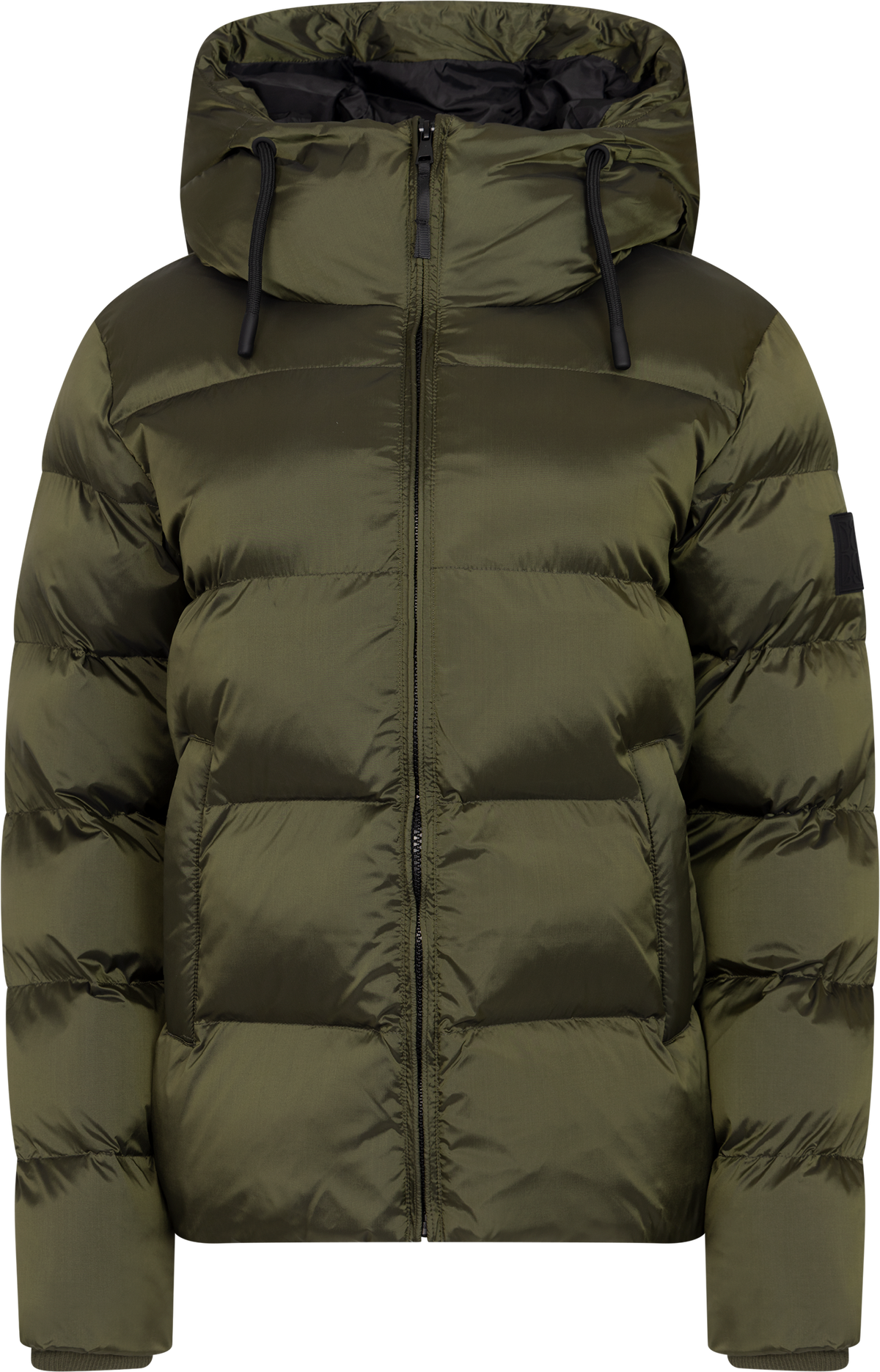 Maud Puff Jacket - Olive
