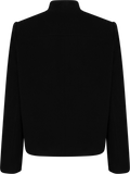 Short Curved Jacket - Black