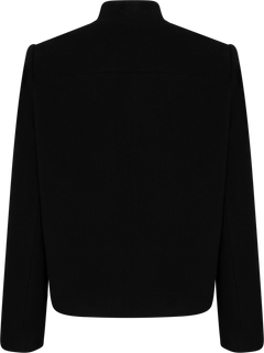 Short Curved Jacket - Black