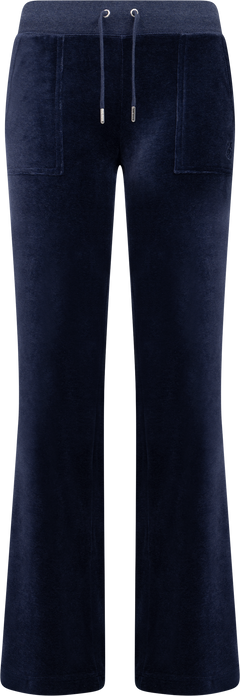 Layla Low Rise Flare Pocketed - Dark Blue Marl