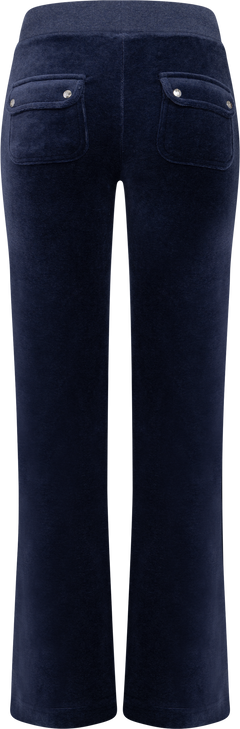 Layla Low Rise Flare Pocketed - Dark Blue Marl